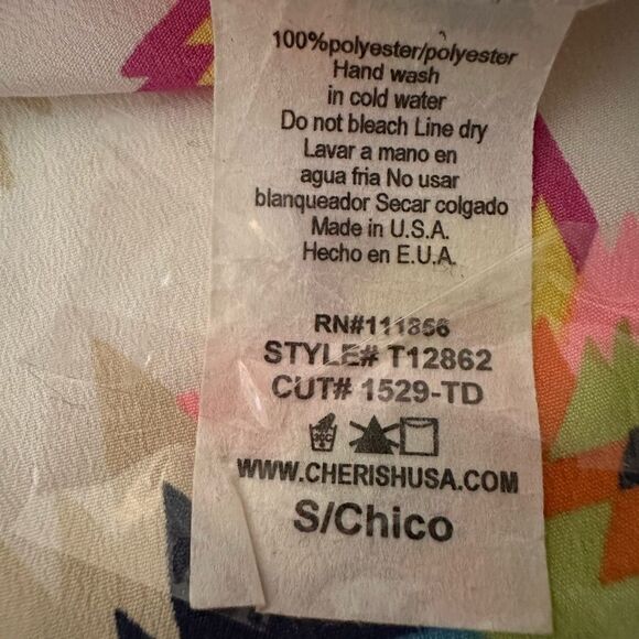 Cherish colorful Aztec style tank top - Picture 6 of 7